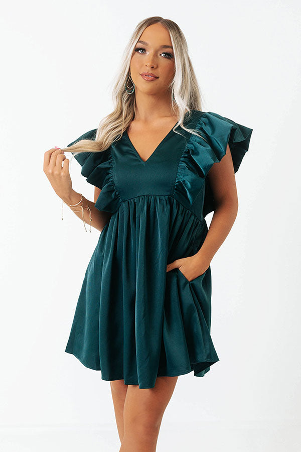 Romantic Tone Ruffle Dress • Impressions Online Boutique