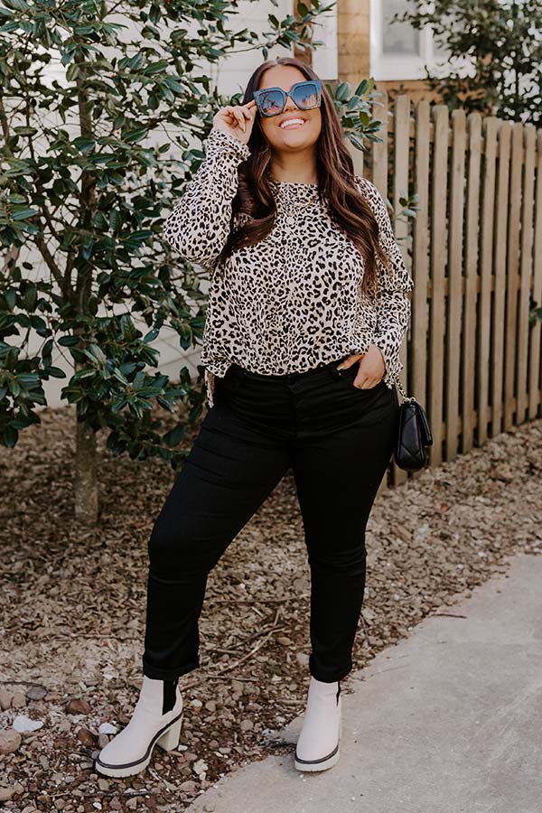 Dare To Indulge Leopard Shift Top Curves • Impressions Online Boutique