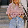 In This Together Shift Tee In Blush Curves Image - 1