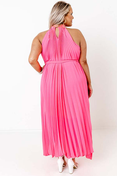 PRETTY ORIGINALS - Pleated Dress  - Pink main image 1