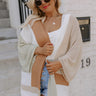 Coffee And Carefree Knit Cardigan Curves Image - 1
