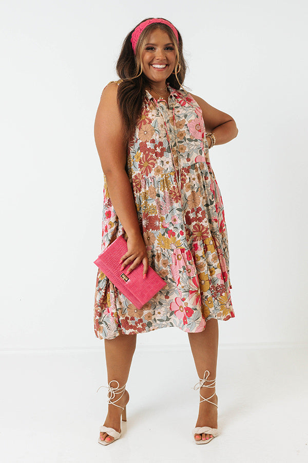 Out In The Sun Shift Dress Curves Image - 4