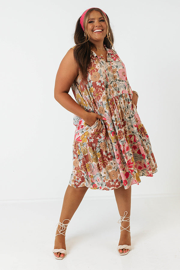 Out In The Sun Shift Dress Curves Image - 1