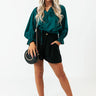 Really Dreamy Shift Top In Teal Image - 1