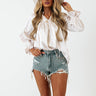 Really Dreamy Shift Top In Ivory Image - 1