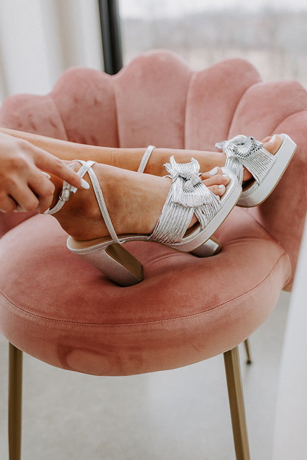 The Pippin Metallic Heel In Silver Image - 2