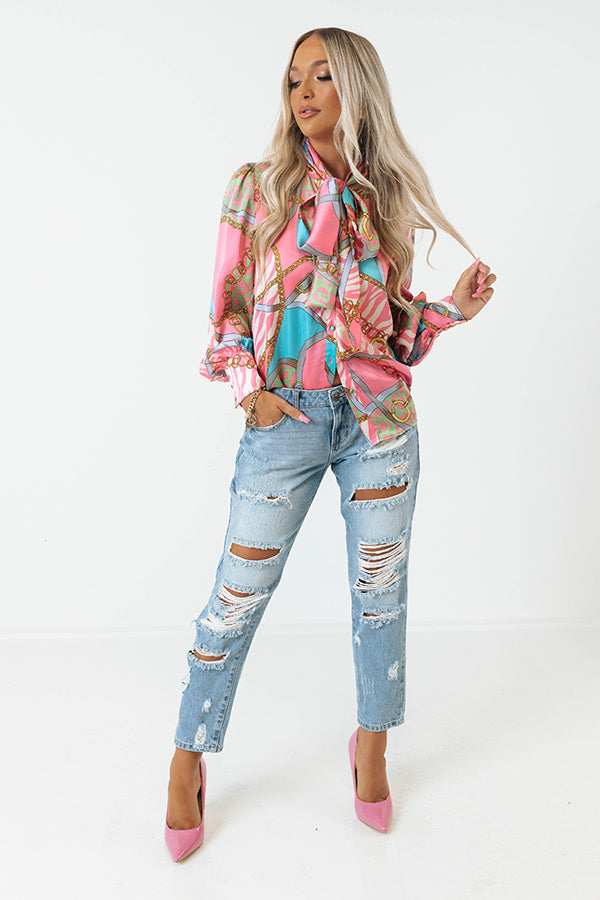 Dazzling Life Satin Top Image - 1