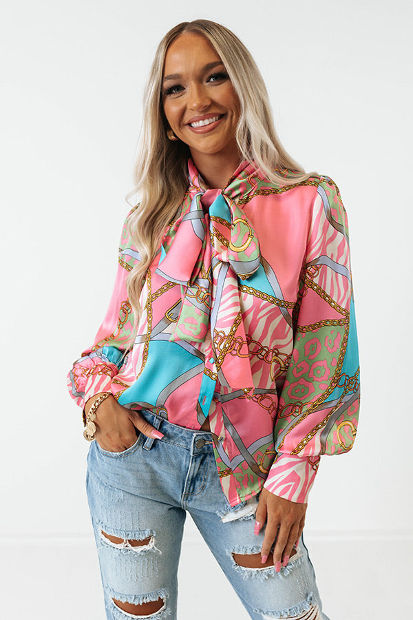 Dazzling Life Satin Top Image - 2