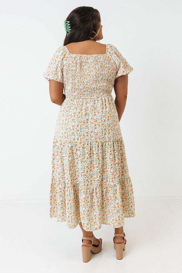 Everyday Excitement Floral Midi Curves Image - 5