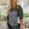 Follow Your Dreams Oversized Distressed Tee Image - 1