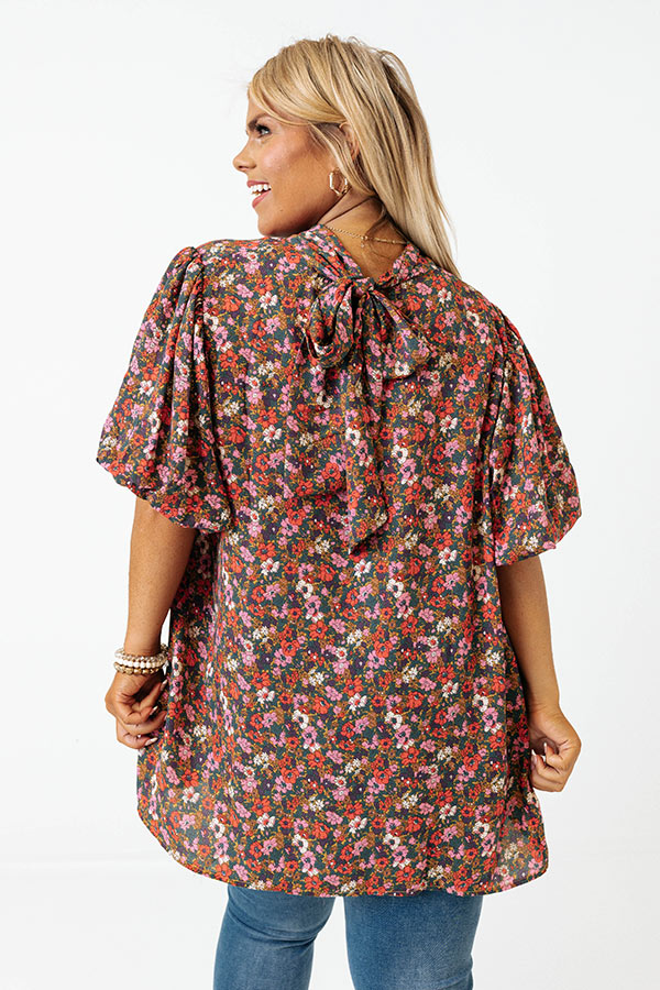 Magnolias And Mimosas Shift Top Curves Image - 3