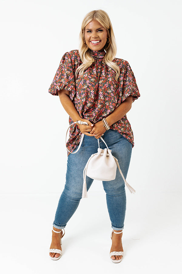 Magnolias And Mimosas Shift Top Curves Image - 1