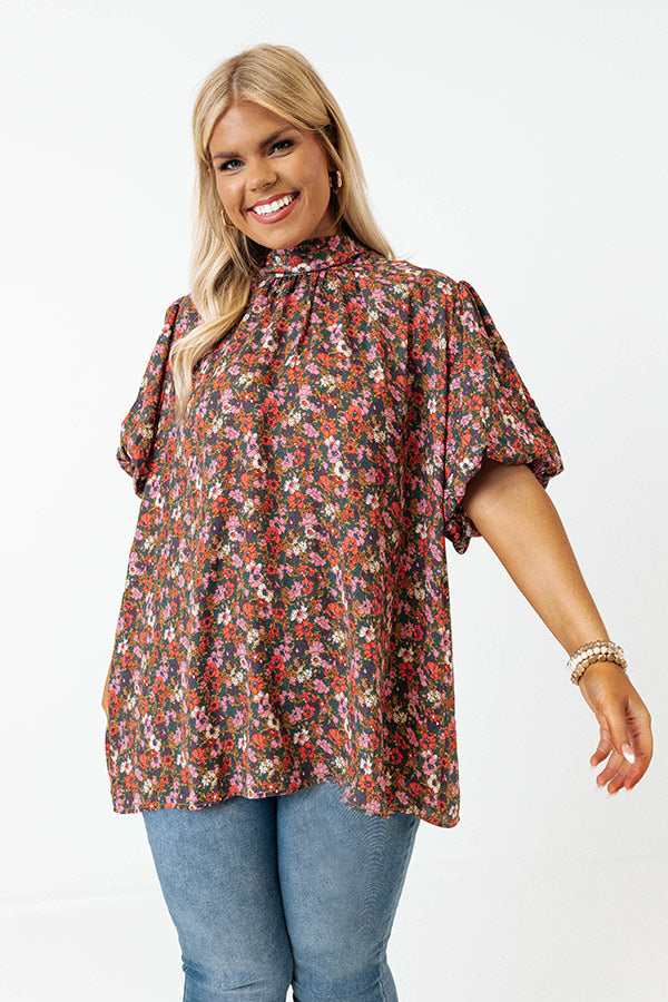 Magnolias And Mimosas Shift Top Curves Image - 2