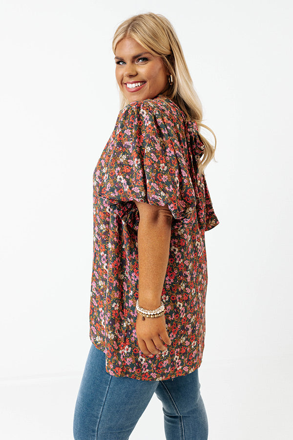 Magnolias And Mimosas Shift Top Curves Image - 4