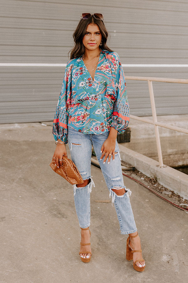 Stay Vibrant Satin Top Image - 1