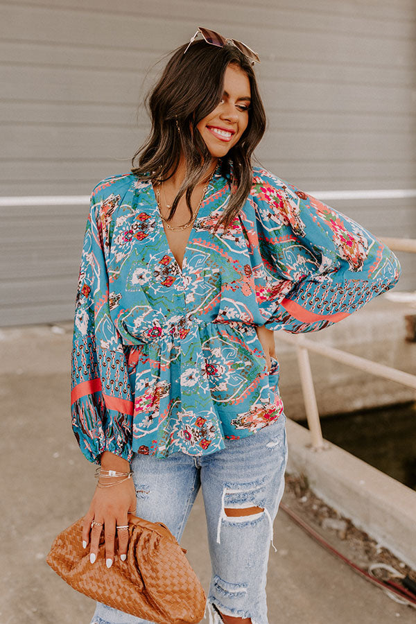 Stay Vibrant Satin Top Image - 5