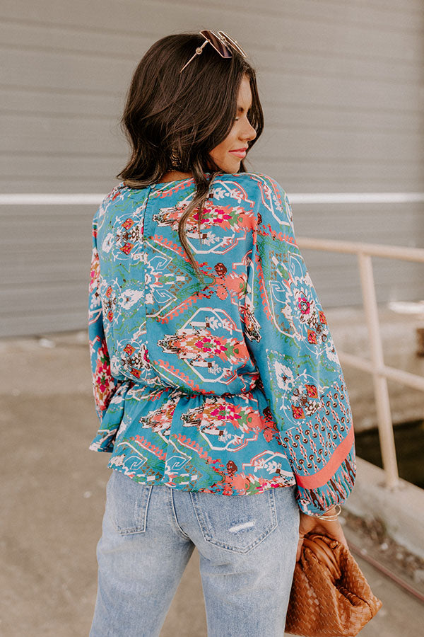 Stay Vibrant Satin Top Image - 4