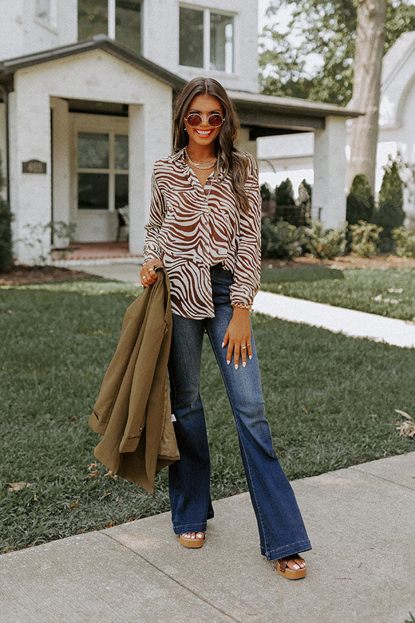 Coffee And Smiles Button Up Image - 5