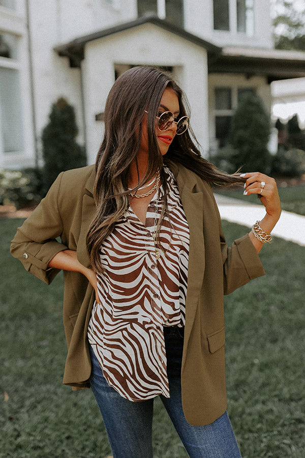 Coffee And Smiles Button Up Image - 1