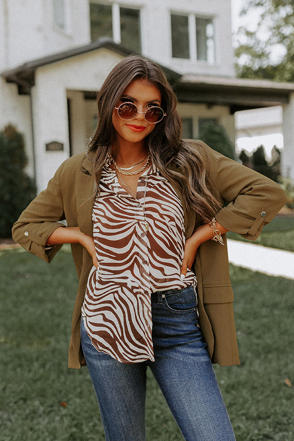 Coffee And Smiles Button Up Image - 3