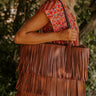 Point The Way Fringe Tote In Brown Image - 1