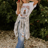 Long Live Western Oversized Distressed Tee Image - 1