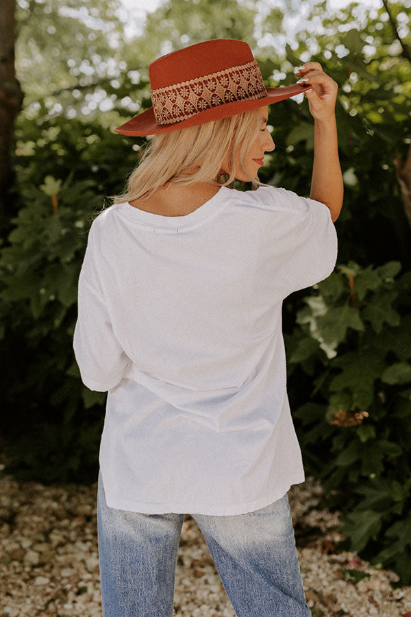 Long Live Western Oversized Distressed Tee Image - 4