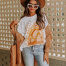 Desert Dreams Oversized Distressed Tee In White Image - 1