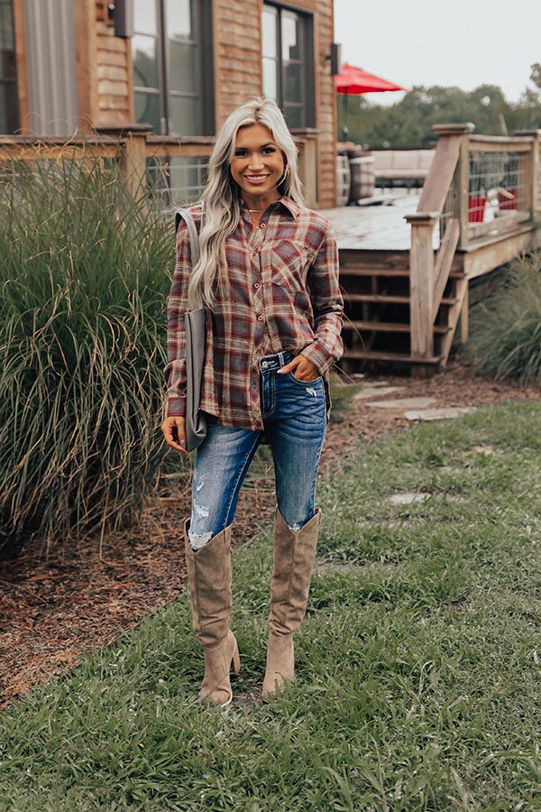 Driving Country Roads Flannel