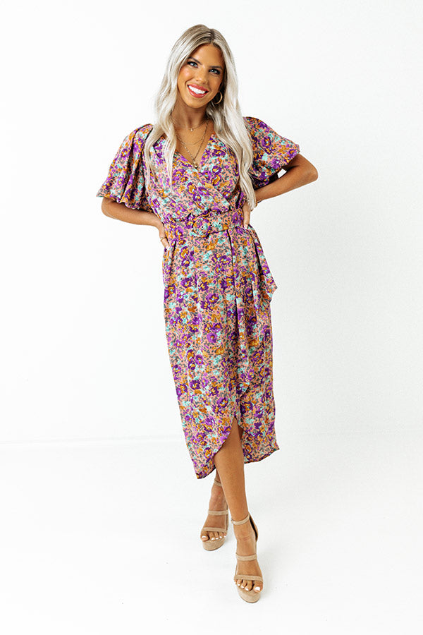 Stay Vibrant Floral Dress Image - 2