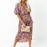 Stay Vibrant Floral Dress Image - 1
