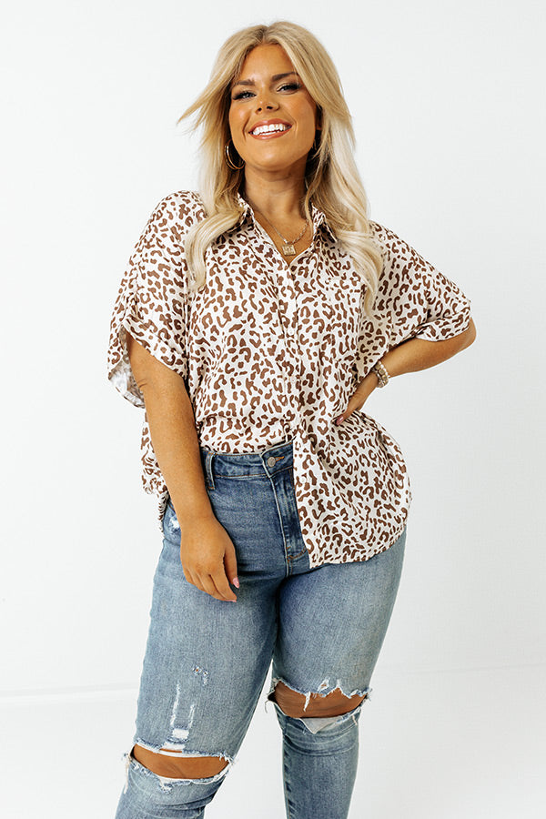 Lovely Dream Leopard Top Curves