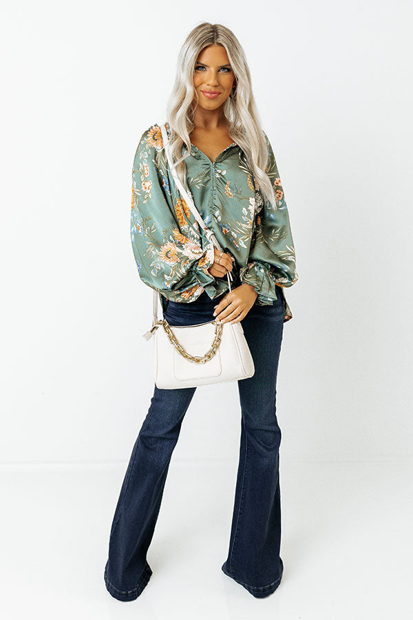 Graceful And Gorgeous Floral Shift Top Image - 5