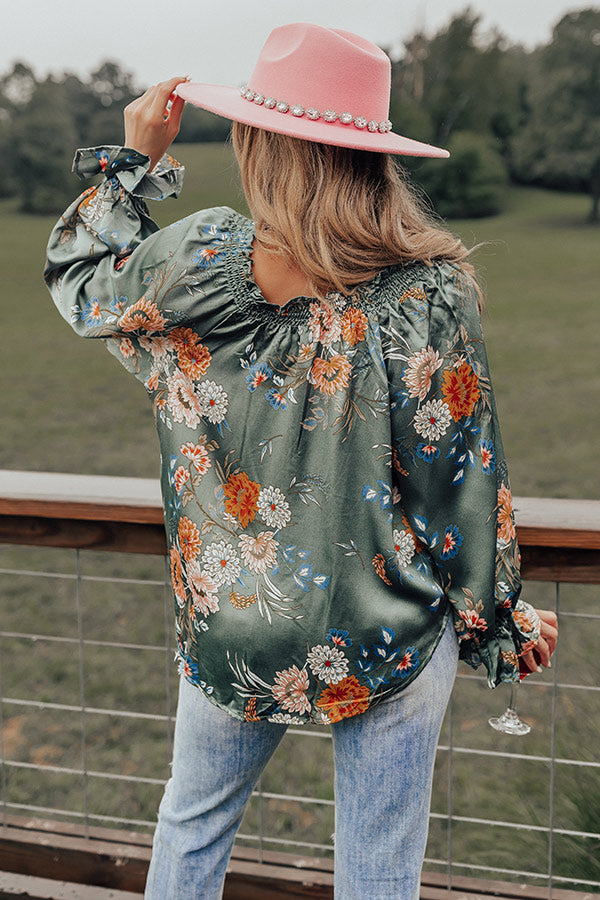 Graceful And Gorgeous Floral Shift Top Image - 4