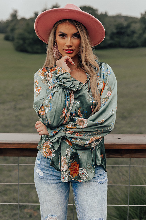 Graceful And Gorgeous Floral Shift Top Image - 1