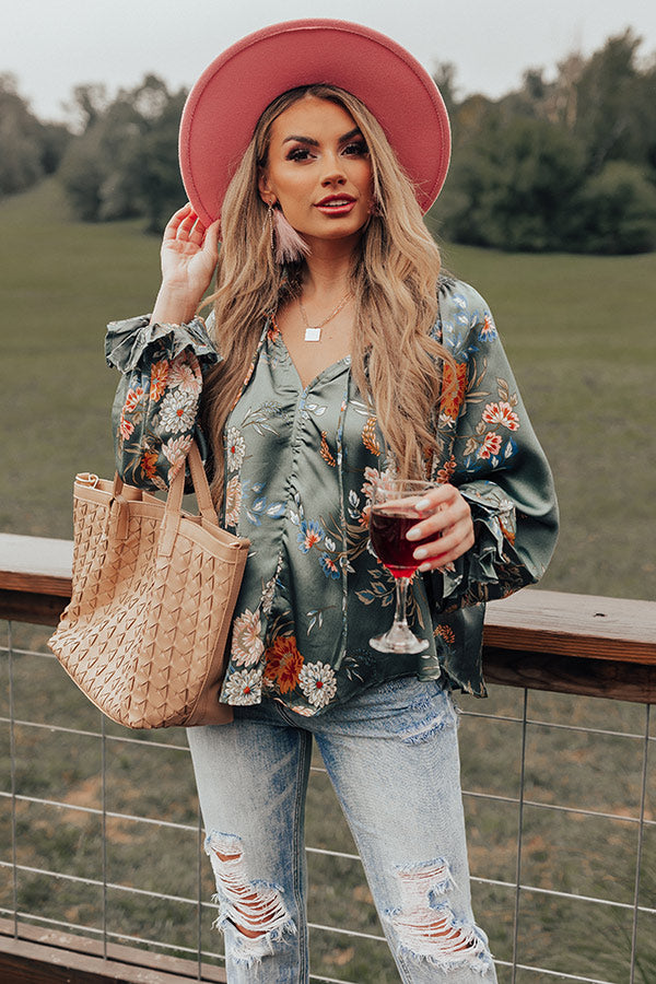 Graceful And Gorgeous Floral Shift Top Image - 3