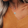 The Pennet Layered Necklace In Turquoise Image - 1