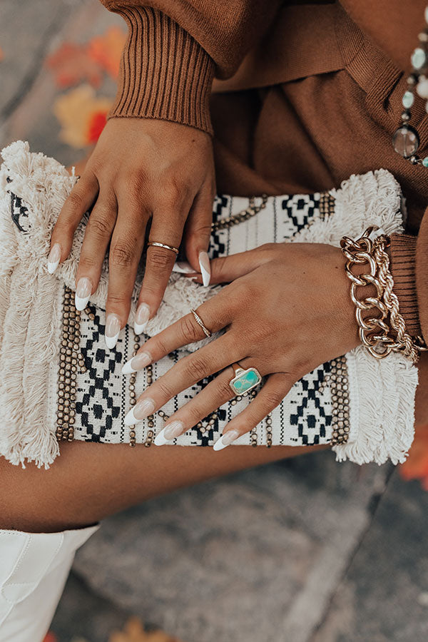 Chasing Love Ring Set In Turquoise Image - 1