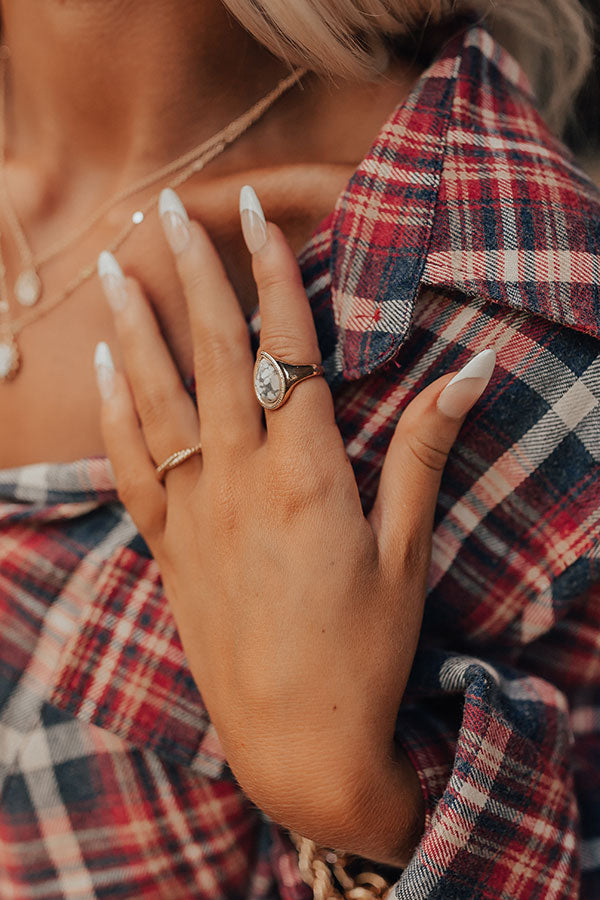 Nuts About You Ring Set In White Image - 2