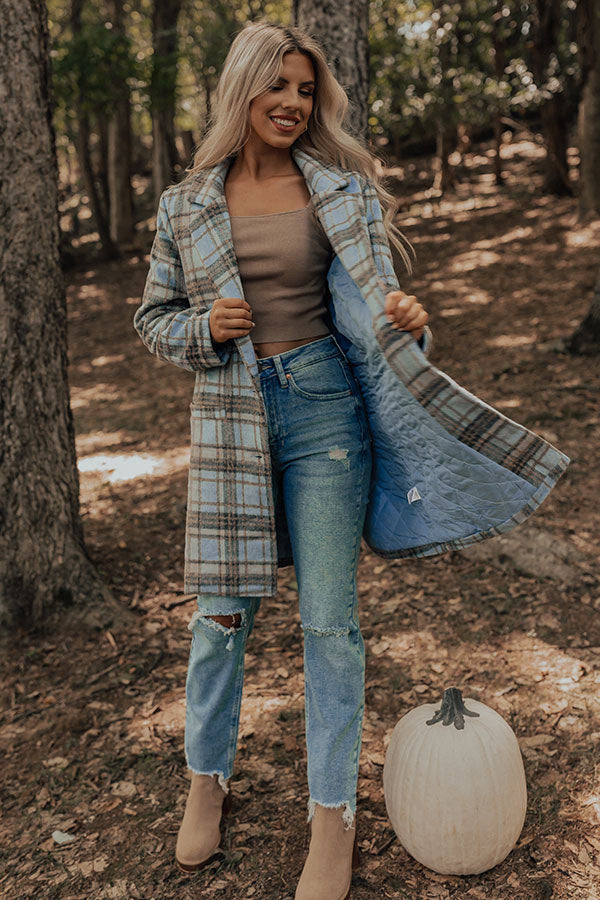 Craving The Cold Plaid Coat Image - 4