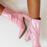 The Lia Patent Boot In Pink Image - 1