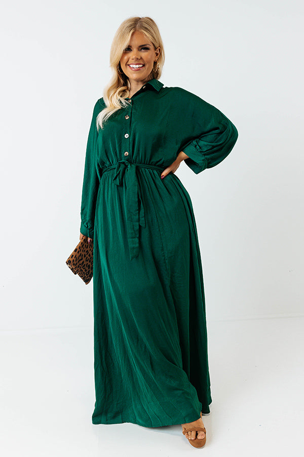 Energy Matched Maxi In Hunter Green Curves Image - 2