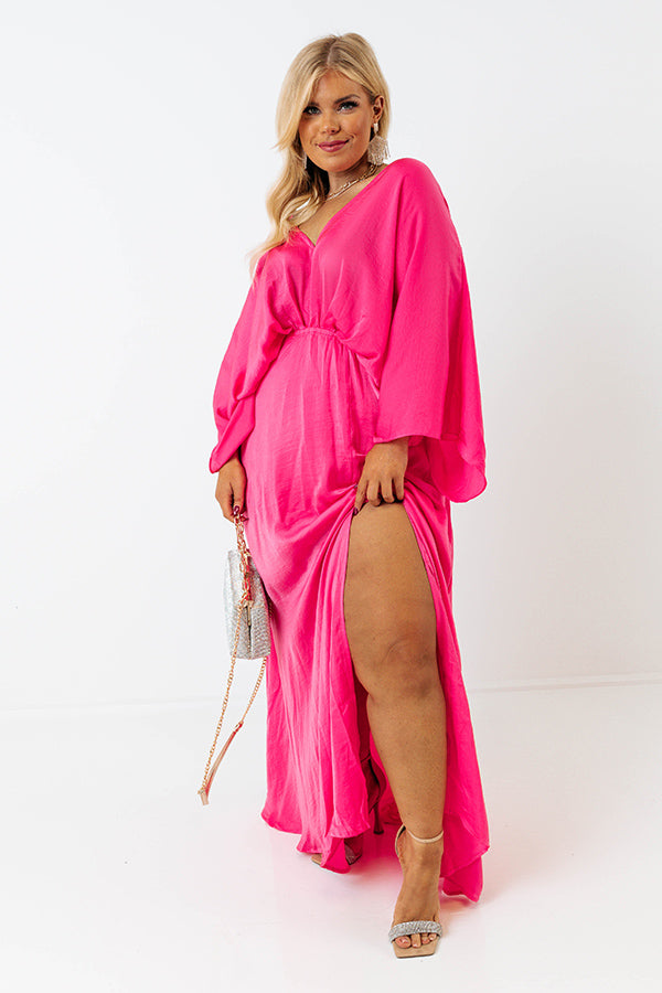 Pretty In Palisades Maxi in Hot Pink Curves Image - 1