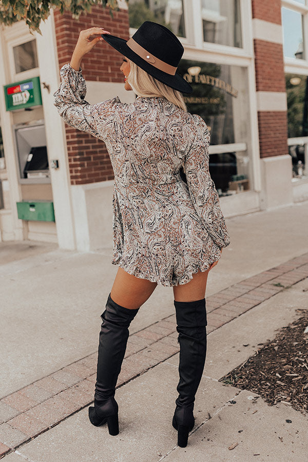 Dig Deep Down Paisley Romper Image - 5