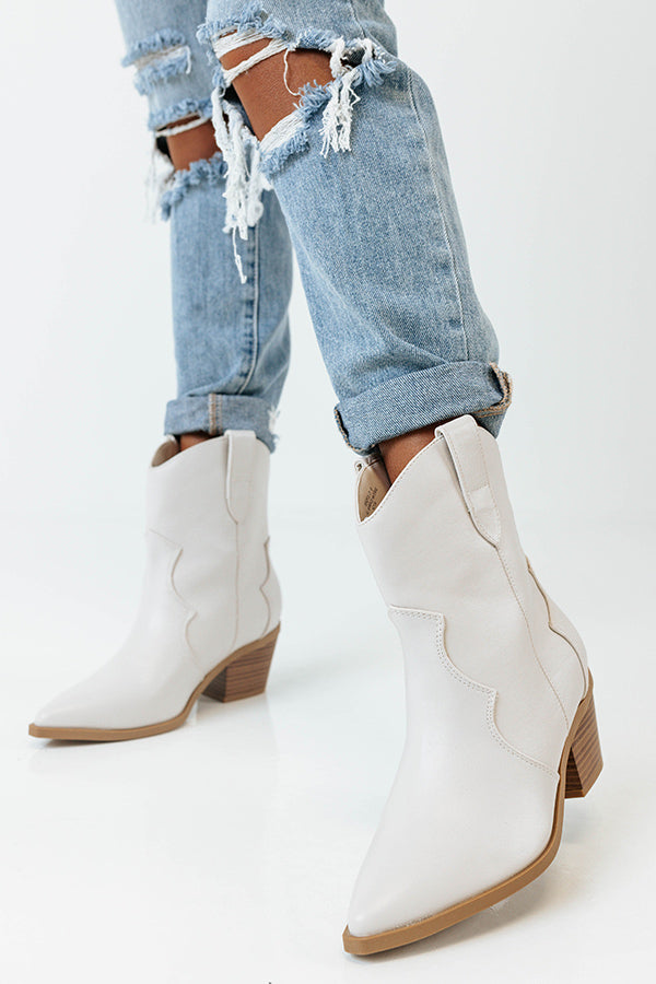 The Slater Faux Leather Cowboy Boot Image - 1