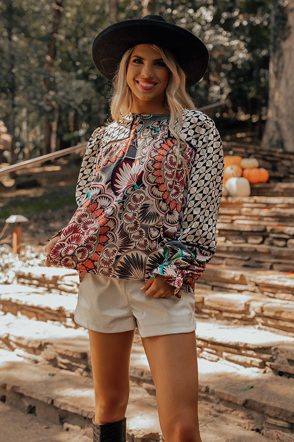 Vermont Strolls Shift Top Image - 2