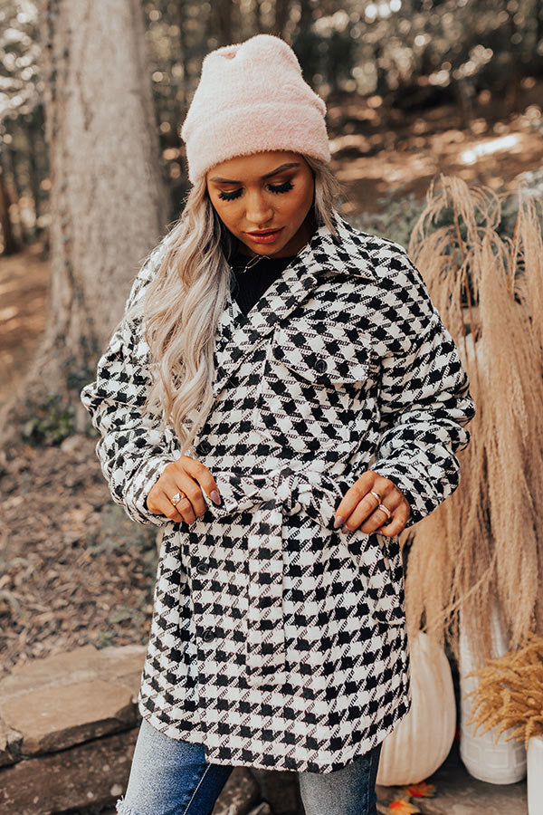 Cuddle So Close Houndstooth Jacket Image - 5