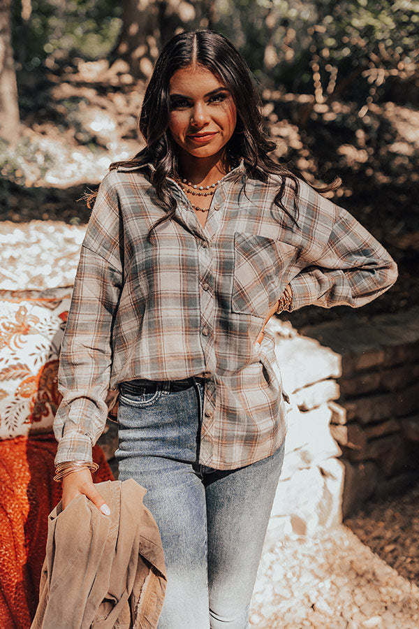 Overcome The Odds Flannel In Sage Image - 2