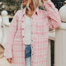 Boston BFF Tweed Jacket In Pink Image - 1