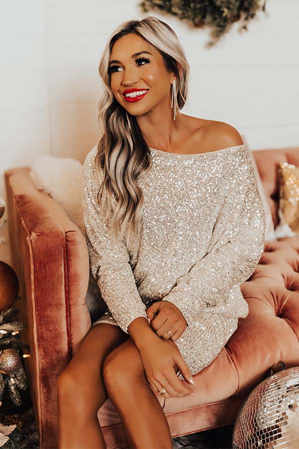 Light The Way Sequin Dress Image - 5